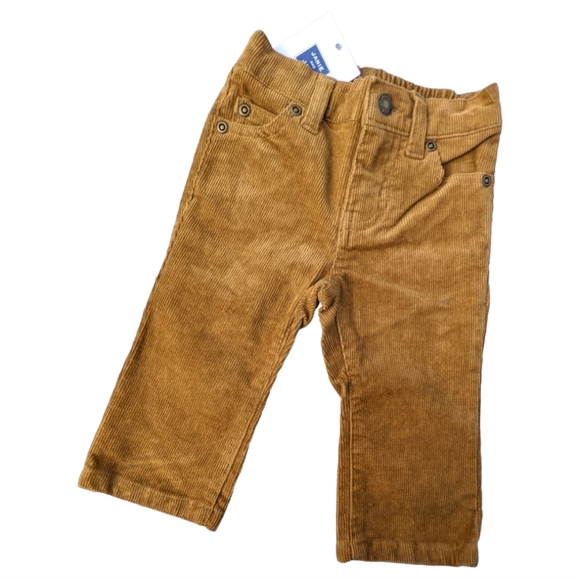 Janie and Jack 6-12m Tan Corduroy Dress Pants - Picture 1 of 6